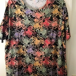 LuLaRoe M Irma Tunic Top RARE Octopus 🐙 Print